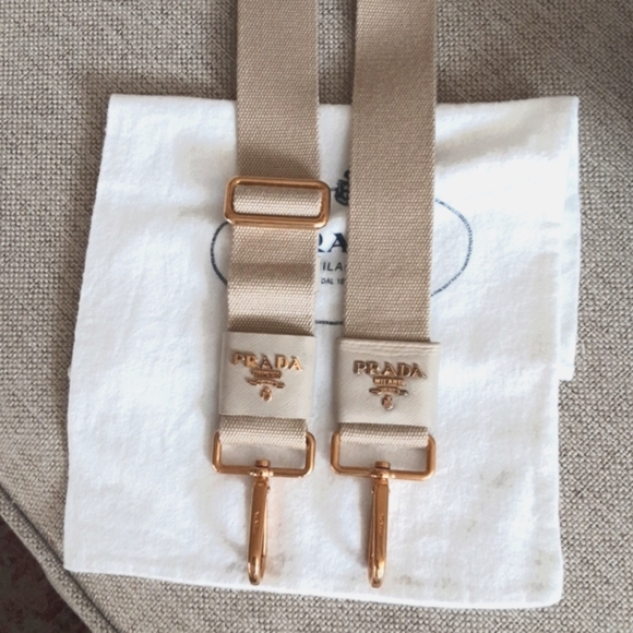 Prada crossbody shoulder straps replacement Unisex Saffino leather - Picture 5 of 12